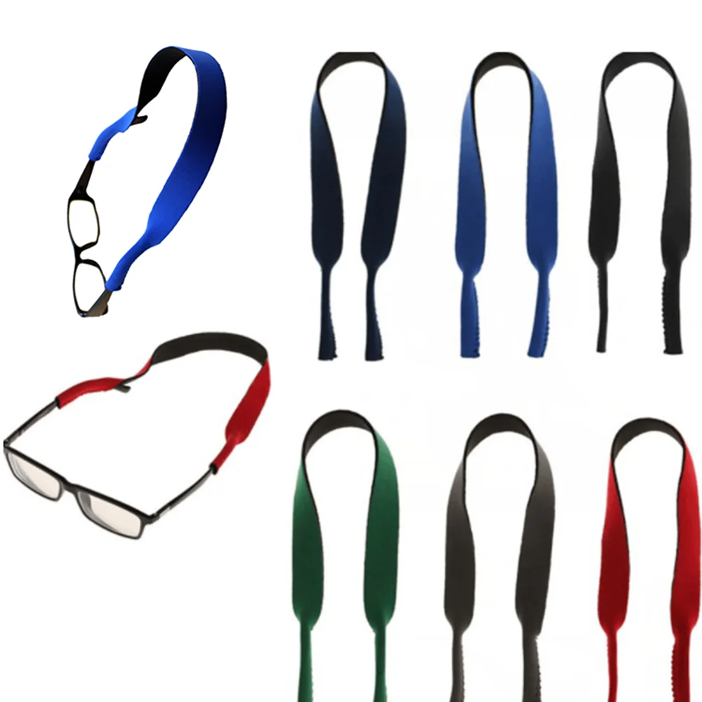 

2Pcs Fashion Glasses Lanyard Neck Cord Sunglasses Rope Chain Eyeglasses Strap Sports Neoprene Swimming Gym Glasses Accessories