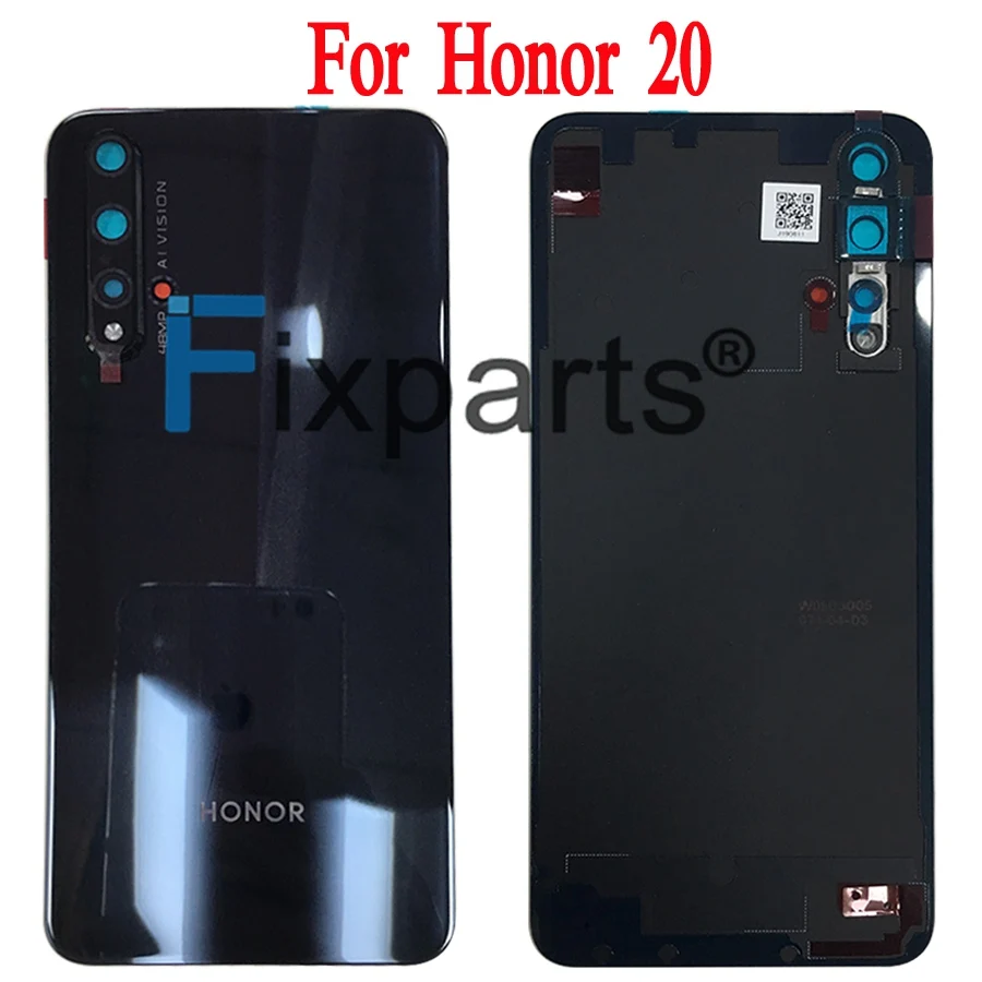 Новинка,, huawei Honor 20, крышка для батареи, задняя дверь, корпус, задний Чехол, замена huawei Honor 20 Pro, крышка для батареи