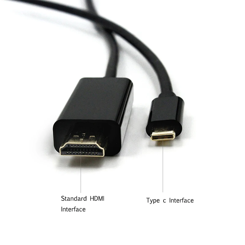 Кабель адаптер USB C к HDMI 4K конвертер видео Type c 3 1 8 м с поддержкой Thunderbolt Для huawei mate 20