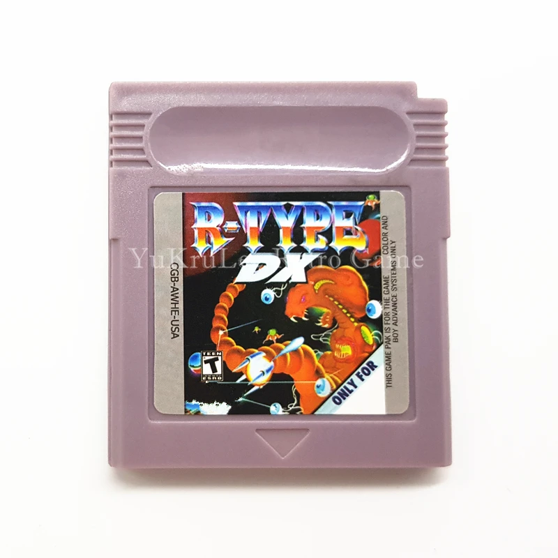 

R-Type DX Video Game Memory Cartridge Card for 16 Bit Console Accessories