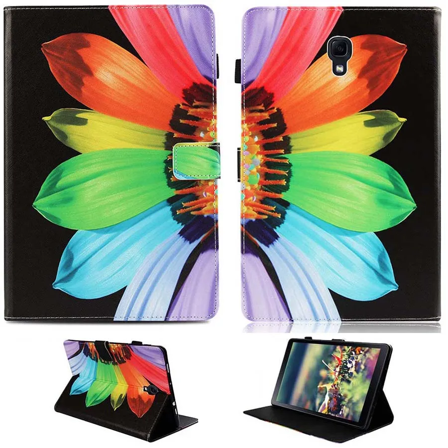 Отпечатано Чехол для samsung Galaxy Tab S4 10,5 T830 T835 чехол для планшета слота стойки сальто Smart Cover для samsung Tab S4 10,5''