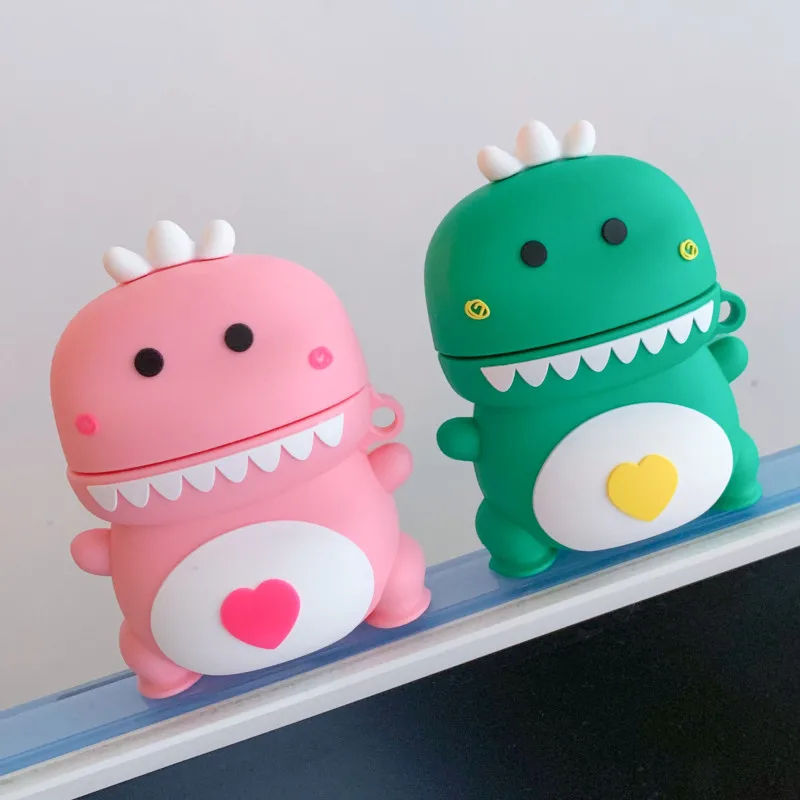 

Cute Cartoon For Apple Airpods 1/2 Case Protective Cover 3D Soft Silicone Cases wireless Bluetooth Earphone Headset Fashion Capa