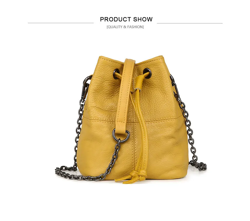 Mais recente Moda Mulheres Genuína Ombro Bolsa