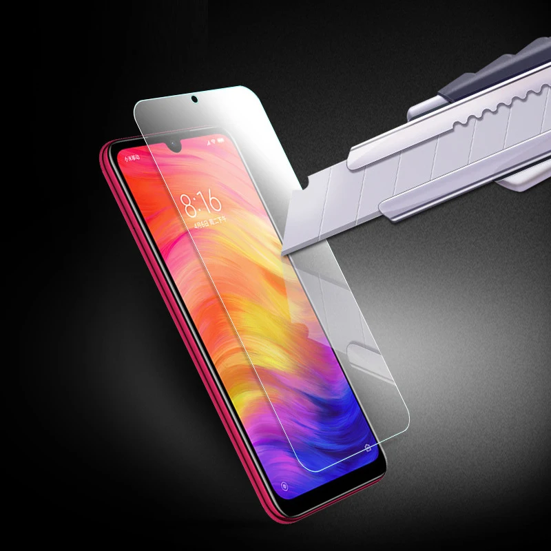 Полный клей для Xiaomi Redmi Note 7 6 pro 5 pro защитная пленка из закаленного стекла Взрывозащищенный протектор экрана Redmi Note 7 6,3"