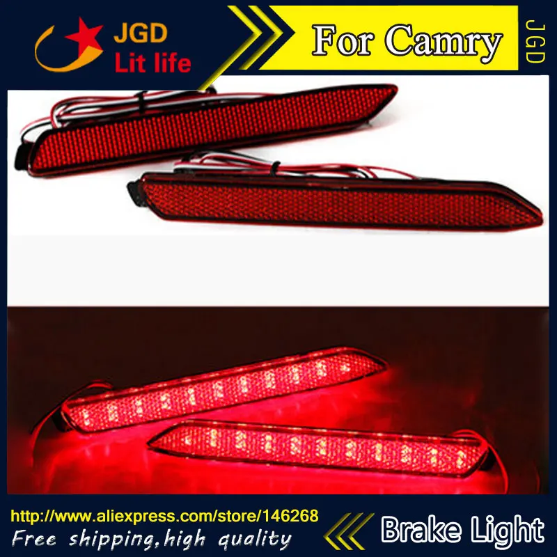Free Shipping New 2016 Tail Light Parking Warning Rear Bumper Reflector For Toyota Camry 2006 2013