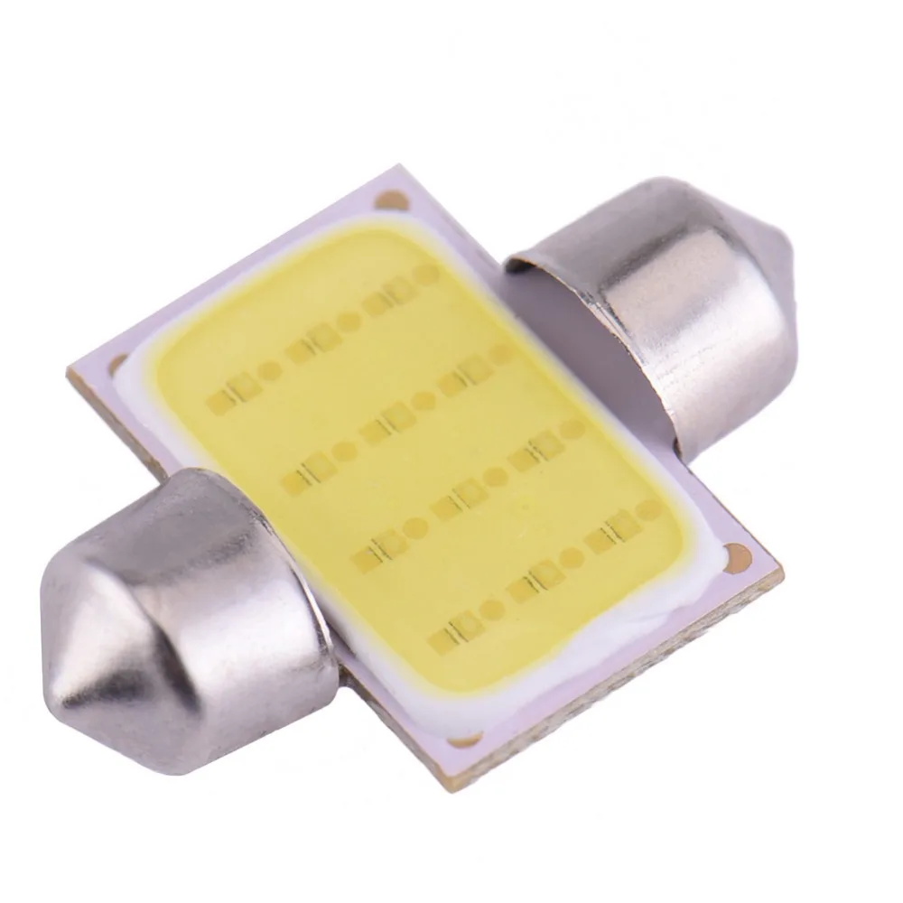 

31mm Super Bright C5W DC12V Car Daytime Running Lights Led Dome Festoon Reading Lighting COB 12 Chips Auto Light Lamp Bulb
