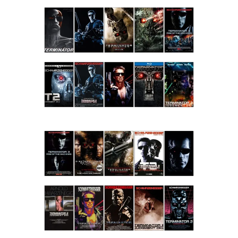 

1 PCS The Terminator Movie Theme Poster DIY Waterproof Sticker Post It Decoration Scrapbooking Bullet Journal Stickers Bomb