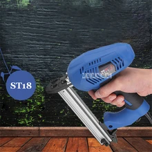 Электрический ST18 Сталь Nail Gun Деревообрабатывающие инструменты двойного назначения Сталь ногтей Gun Автоматическая отвертка цементомет 1800 Вт 220-240 В 50 Гц