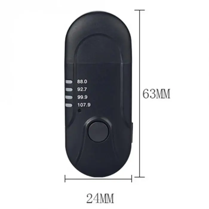 Высокое качество USB Bluetooth Автомобильный музыкальный приемник адаптер Suppoprt FM для телефона