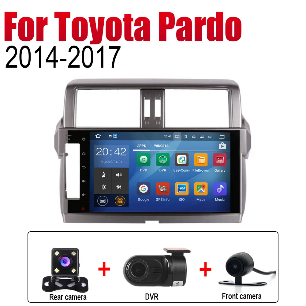 Extra Items ZaiXi Android автомобильный радиоприемник стерео gps навигация для Toyota Pardo/LC950/Prado 950~ Bluetooth wifi 2din автомобильное радио - Цвет: Extra Items