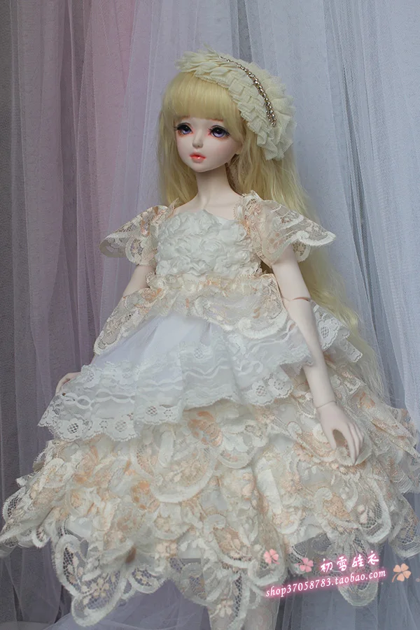 

BJD/SD doll clothes /baby clothes Princess lolita dress doll acessories suit 1/4 1/3 Bjd Doll birthday gifts toys formal dress