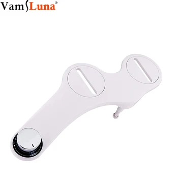 

Non-Electric Mechanical Bidet for Toilet Attachment Self Cleaning Nozzle Water Spray Single Nozzle Easy to Install White