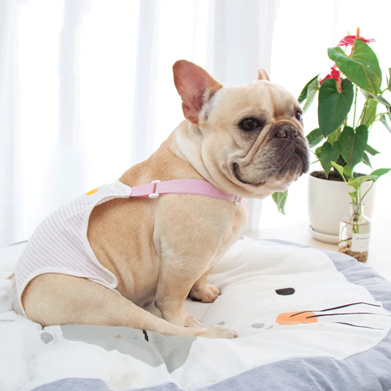 

Cute Pet Diaper Pants Dog Long-staple Cotton Physiological Pants Cat Diaper Strap Briefs Sanitary Panties Shorts Beach Pajamas