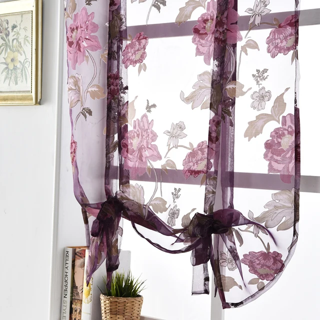 Online Shop NAPEARL Bloemen romeinse gordijnen korte keuken volant ... Online Shop NAPEARL Bloemen romeinse gordijnen korte keuken volant ...