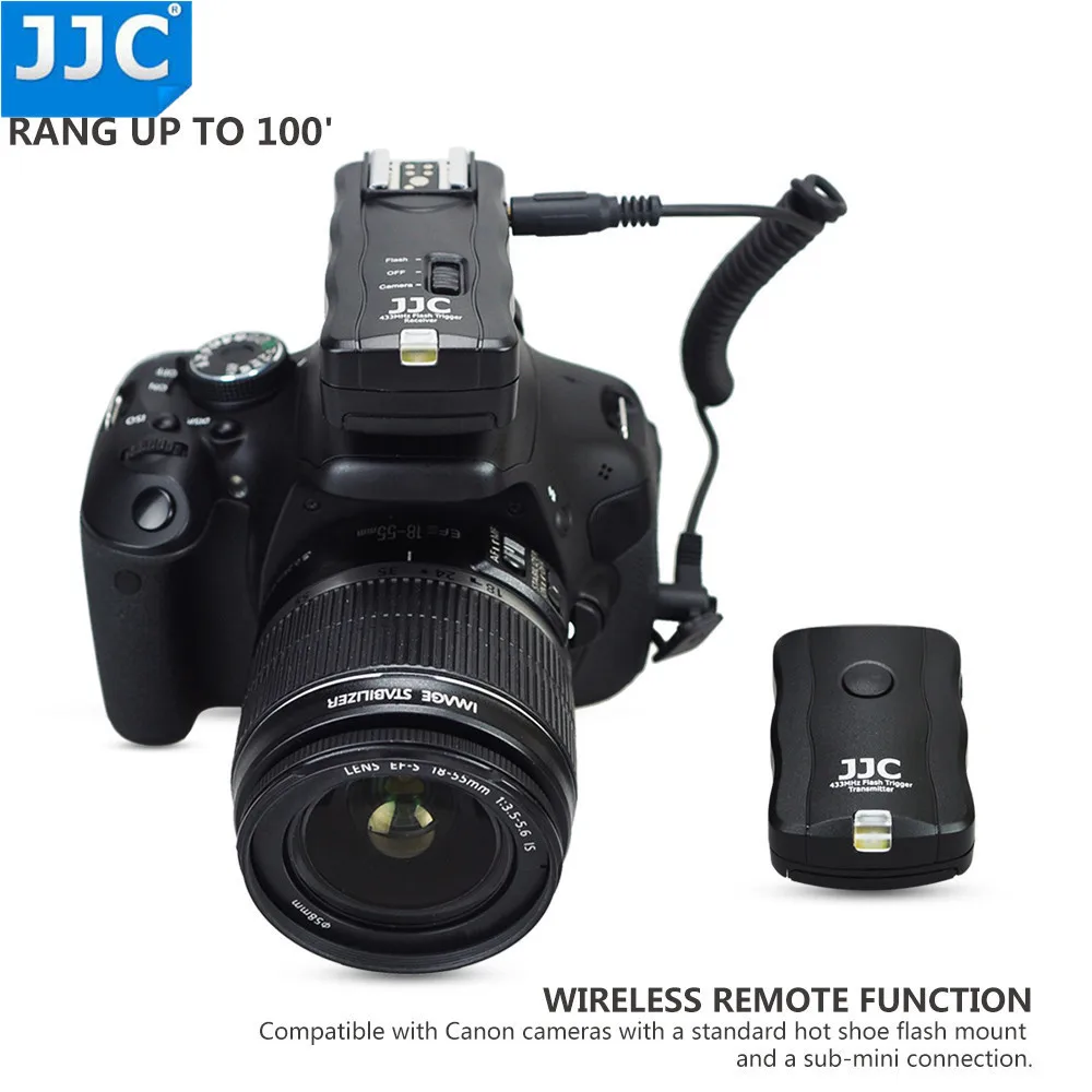 Беспроводной пульт дистанционного управления JJC для Canon Nikon Pentax Fujifilm вспышка
