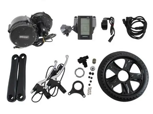

EU No Tax 48V 500W BAFANG Brushless Geared Mid-Drive Motor eBike Conversion Kits with integrated Controller and LCD Display-C965