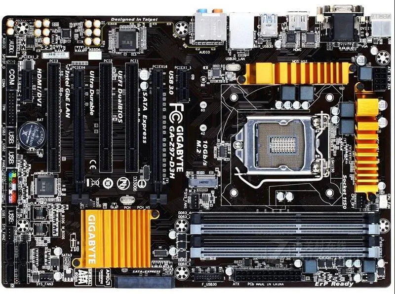 Gigabyt GA Z97 HD3 original motherboard for LGA 1150 DDR3 USB2.0 USB3.0