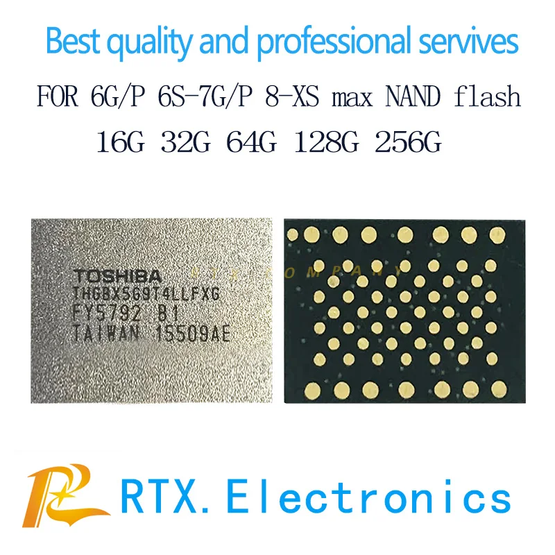 

512G for IPhone 6s 6s plus 7 7plus Nand IC mobile phone circuits repair replacement flash memory IC chip programmed Original&new