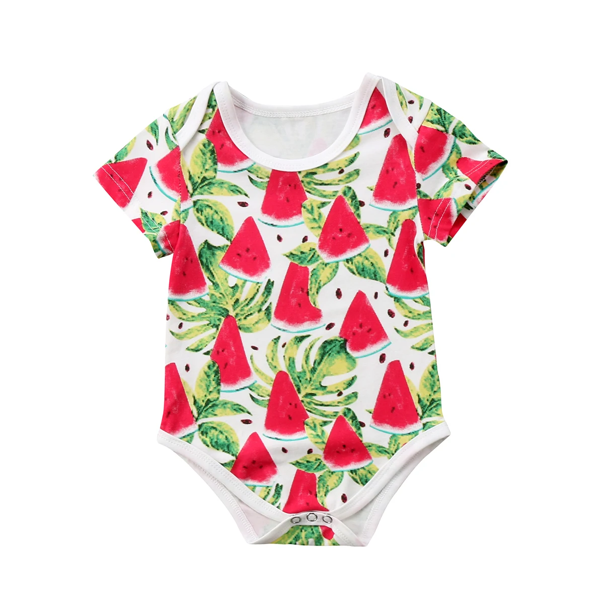 Summer Fruit Romper Toddler Newborn Baby Girl Watermelon Jumpsuit