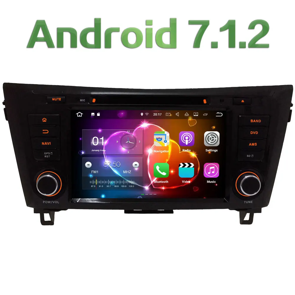 8 Android 7 1 2 Quad Core 2GB RAM 4G Wifi BT DAB SWC MultimediCar DVD