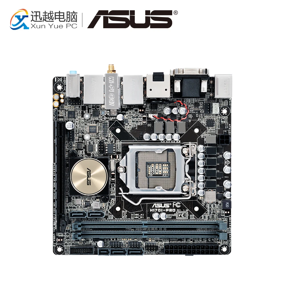 ASUS H97I-PLUS LGA 1150 Mini-ITX Motherboard 1150 DDR3 16G PCI-E For ...