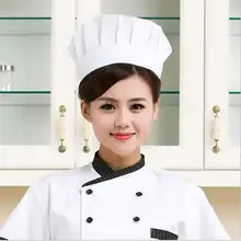 Детская белая шапка шеф-повара Кухня детская игрушка эластичный колпачок кухня выпечки костюм для готовки вечерние колпачки горячая распродажа