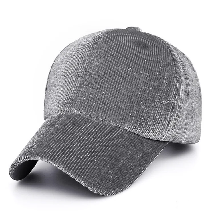 

Sequins Corduroy Suede Brand Blank 5 Panel Caps Hip Hop Hat Bone Bobby Five Panel Snapback Baseball Cap For Men Women Casquette