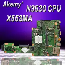 Akemy X553MA с N3530/3540 cpu материнская плата REV2.0 для ASUS F503M X503M F553MA X503MA D503M материнская плата для ноутбука