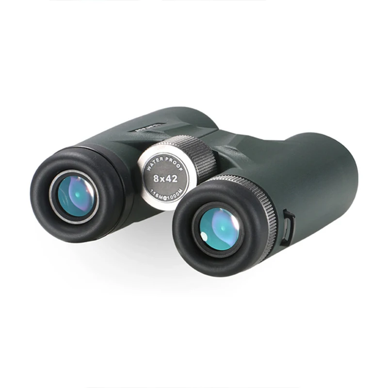LEAYSOO 10X42 Binocular HD MC-Green Film Nitrogen Waterproof Phase Coating LII night vision Camping Hunting Telescope Binocular