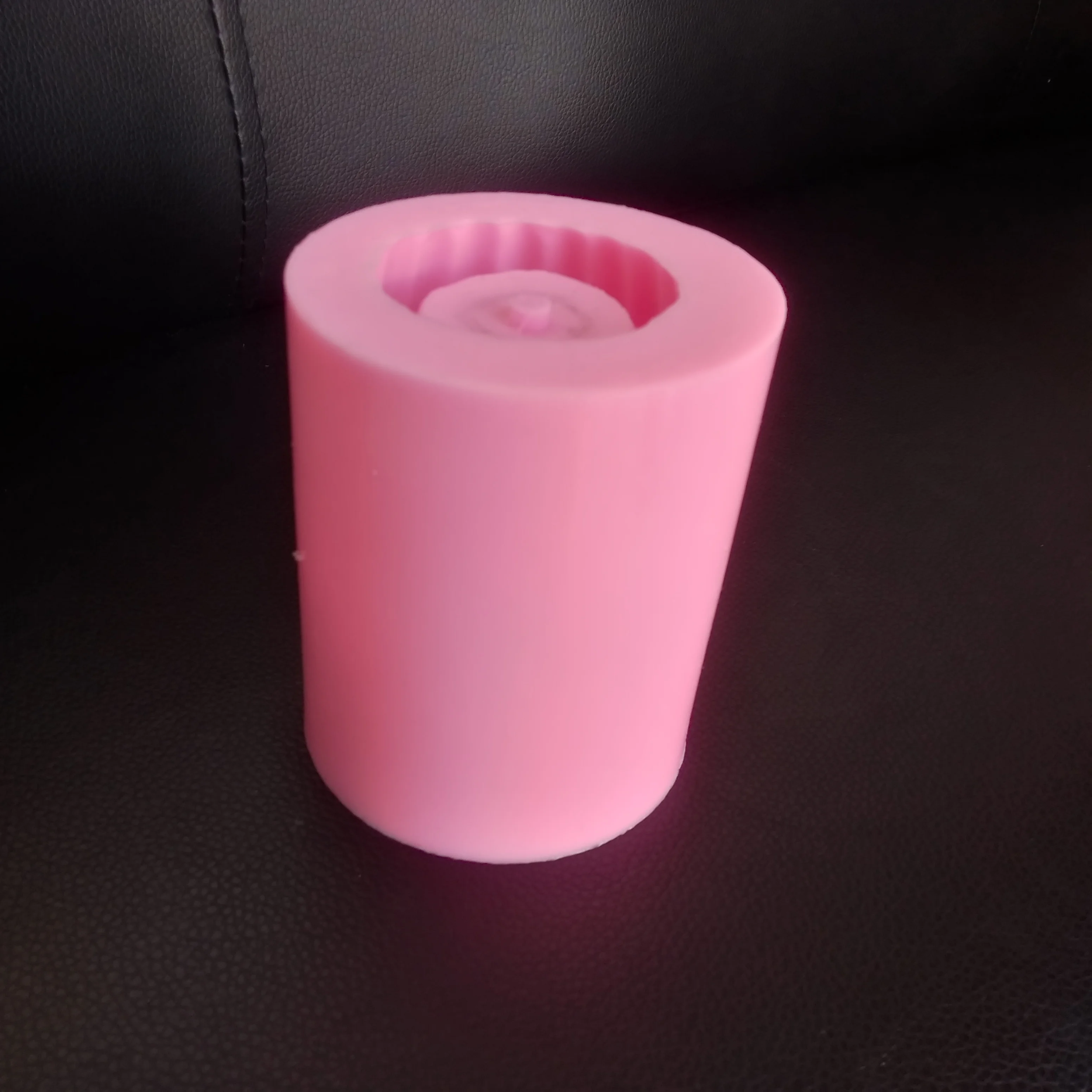 Round Cement Silicone Pot Mold Simple Modern Cactus Plants Planter Silicone Mould for Concrete