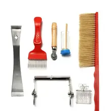 7 шт. принадлежности для пчеловодства, оборудование, наборы, кормушка для пчел, щетка, королева, Ловец, улей, захват, знак, чистый набор