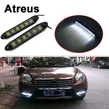 

Atreus 2X 6 LED For Nissan qashqai Citroen c4 c5 c3 Chevrolet cruze aveo Peugeot 206 307 Car Daytime Running Light DRL lamp LED