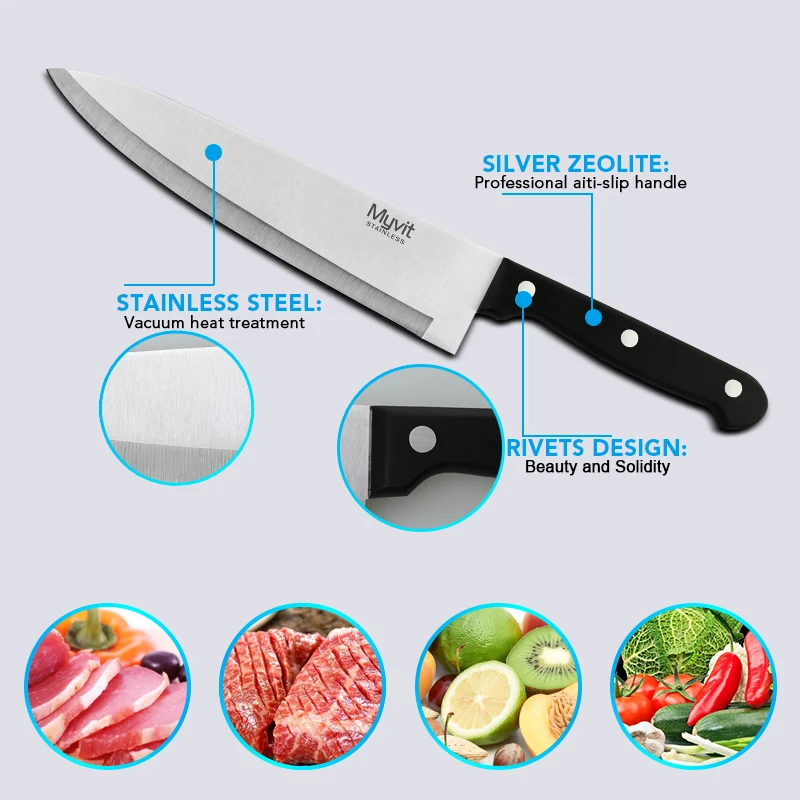 Kitchen Knife Chef Paring Fruit Utility Knives Japanese 420 3CR14 Stainless Steel Knives Meat Cleaver Cooking Vegetable Tool set Kitchen Knife Chef Paring Fruit Utility Knives Japanese 420 3CR14 Stainless Steel Knives Meat Cleaver Cooking Vegetable Tool set