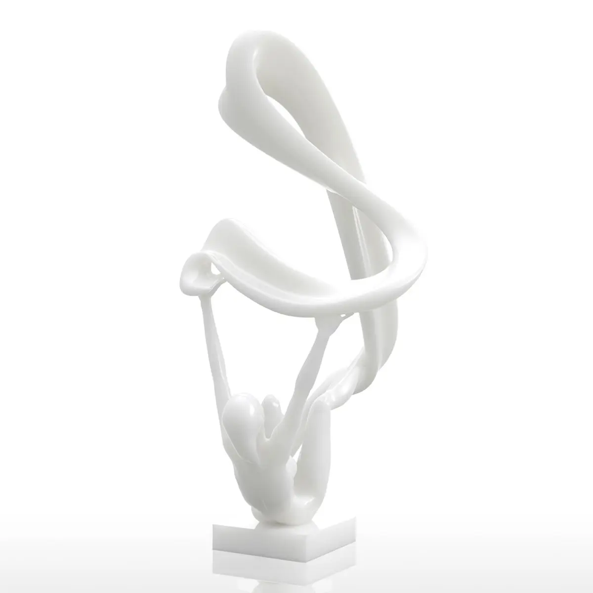 

Tooarts 3D Printed Modern Sculpture Human Sculpture Modern Sculpture Home Decoration Flutter 3D Design Human Body Woman Figurine