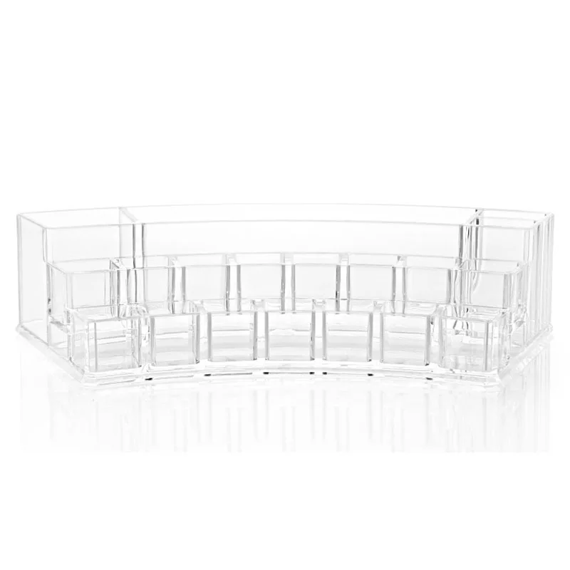 3Tiers Fashion Acrylic Cosmetic Storage Box Display Stand For Nail Polish Lipstick Shelf Rack Holder Women Makeup Organizer Case5