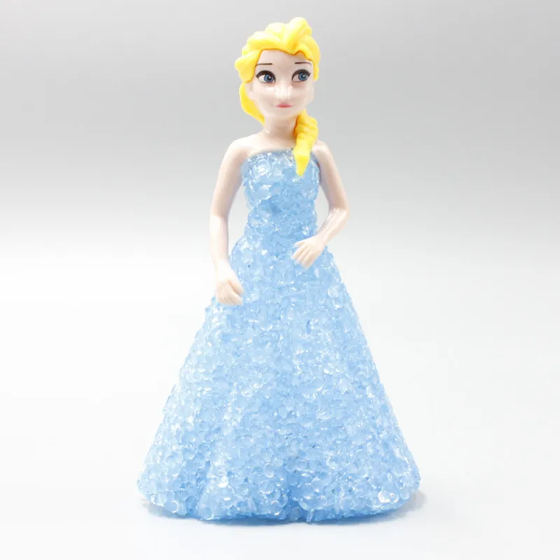 Fashion Baby Dolls Frozen Princess Anna Elsa Dolls With Light Mini Elsa Doll Kids Toys Carttoon Dolls Children Gift
