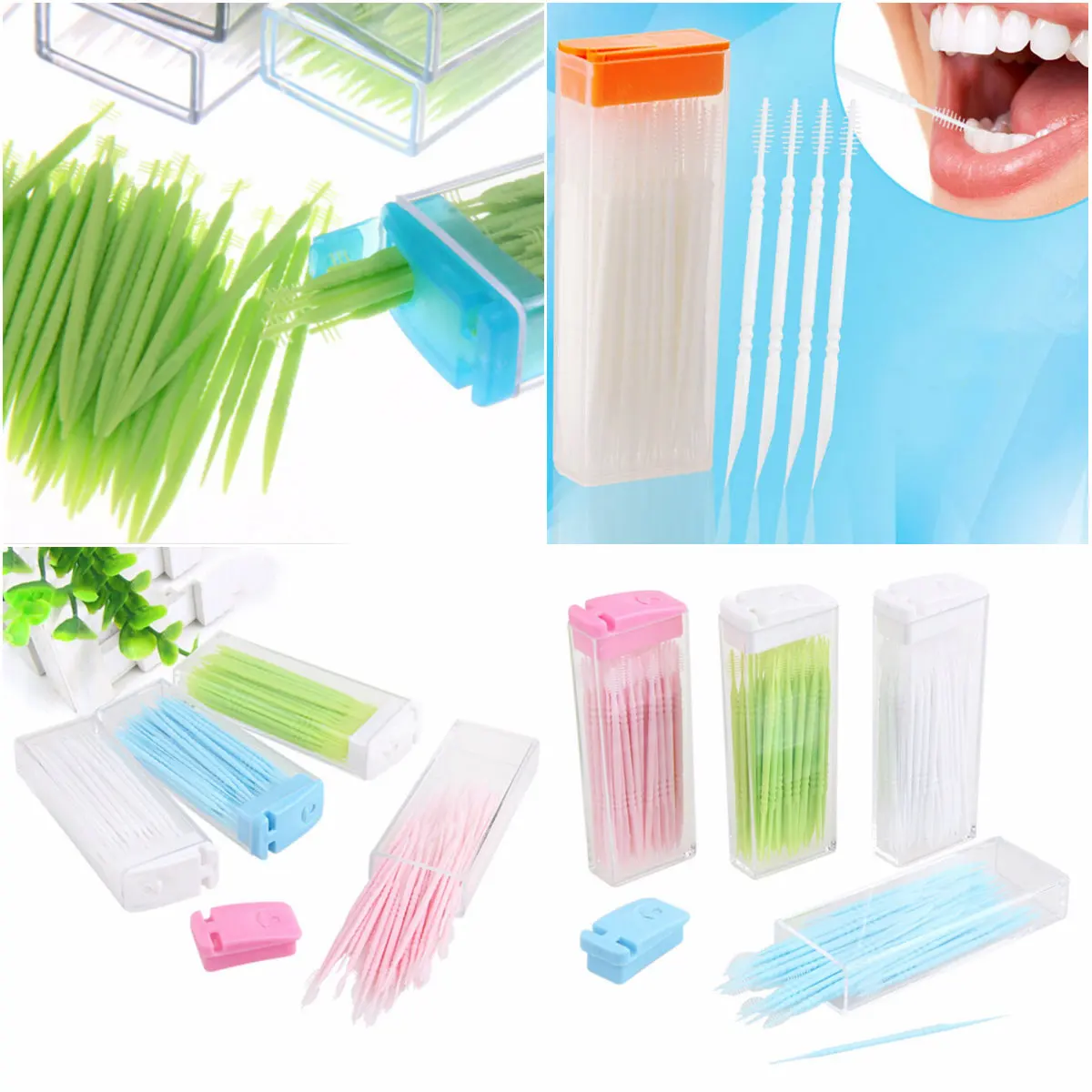 Adults Interdental Brushes Clean Between Teeth Floss Brushes Toothpick