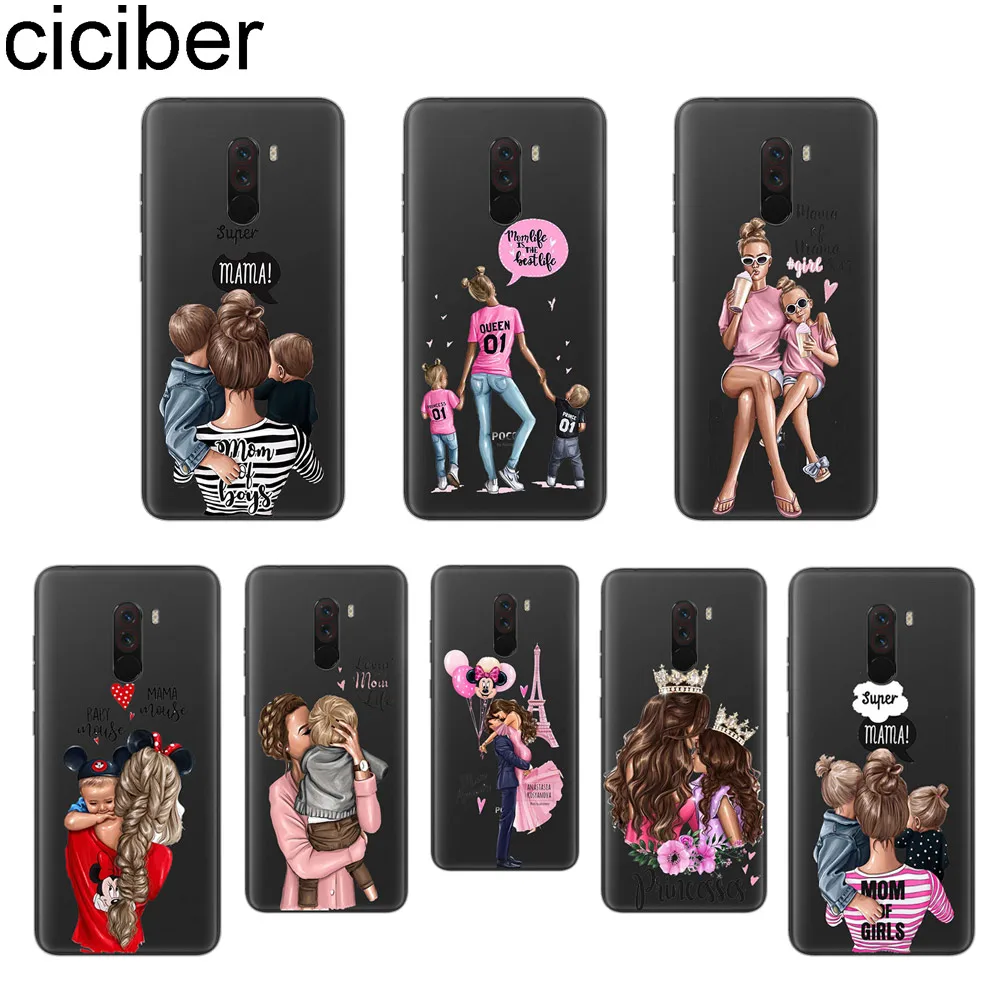 

ciciber Queen For Xiaomi A1 A2 8 6 5 X 5C 5S Plus Lite SE Poco Phone F1 Cover Clear Soft TPU for MIX MAX 3 2 1 S Pro Phone Cases