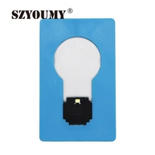 SZYOUMY портативный светодиодный светильник для карт карманная Ночная лампа для кошелька светильник s положить в кошелек аварийный Карманный необычный светильник ing