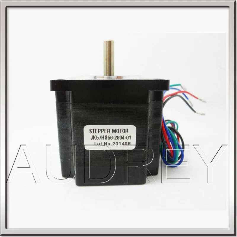 

CE ROHS 1.8degree NEMA23 2phase 57mm Hybrid high torque Stepper Motor 57HS56-2804-01 length 56mm 3V 2.8A 4-wire 12Kg.cm