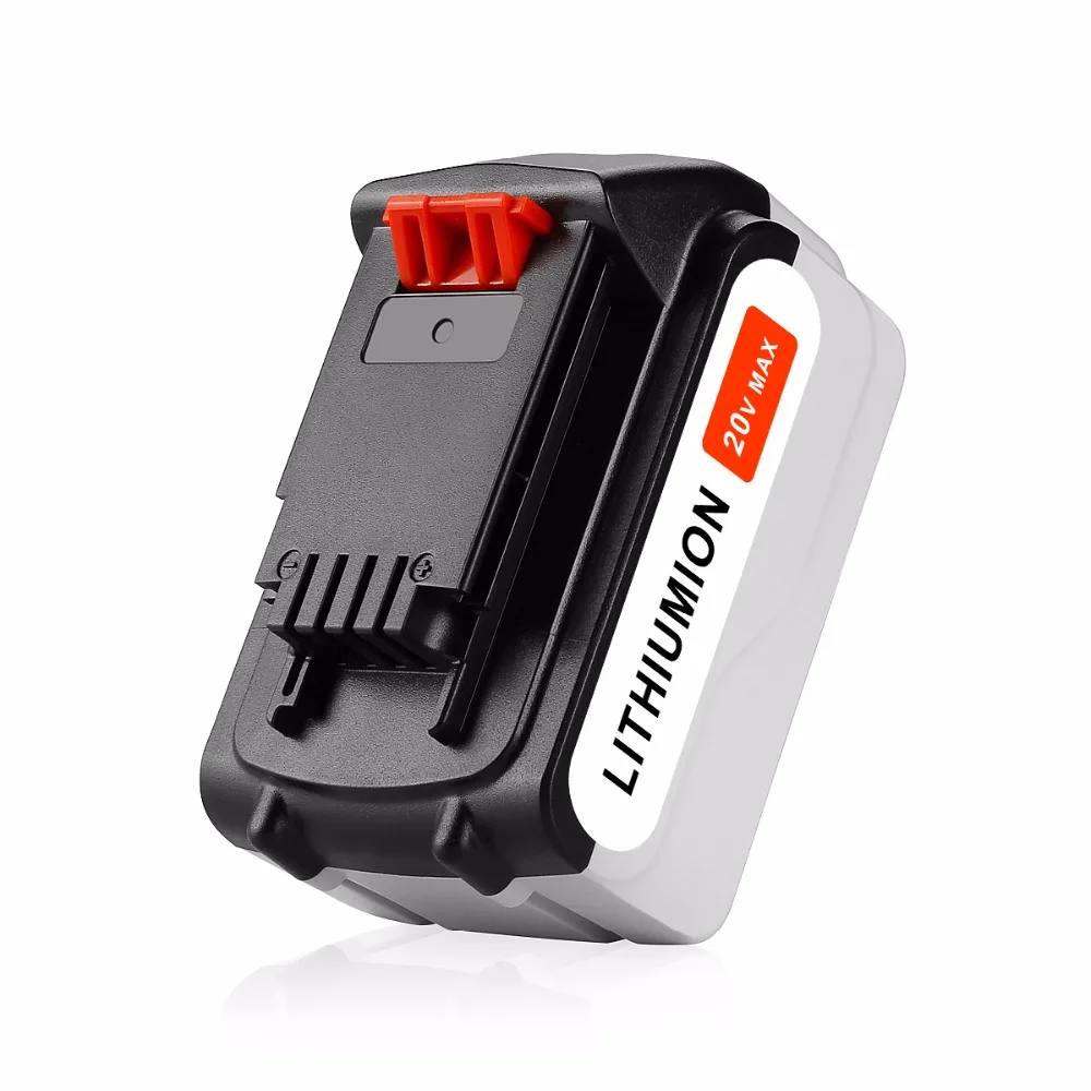 Новая замена 4.0Ah 4000mAh 20V MAX аккумуляторная батарея для Black& Decker LB20 LBXR20 LB2X4020 LGC120