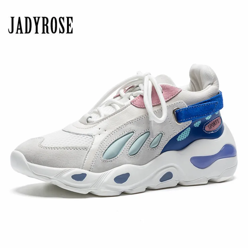 

Jady Rose Women Sneakers Platform Creepers Women Casual Flats Lace Up Female Espadrilles Ladies Shoes Loafers Tenis Feminino
