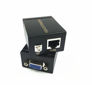

NEW VGA Network Signal Extender Sender 60m RJ45 CAT5e/6 Transmitter Receiver Adapter for HDTV