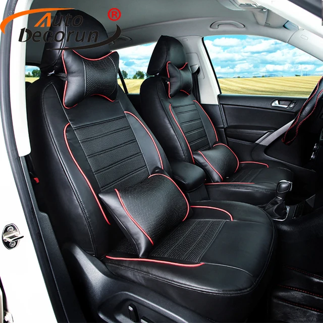 AutoDecorun PU leather car seat covers for nissan murano 2015 2017 seat