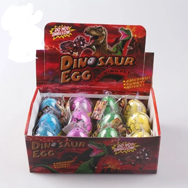 

Large Size 12pcs/set Magic Hatching Inflation Growing Dinosaur Add Water Grow Dino Egg Children Kid Fun Funny Toys Gift Gadget
