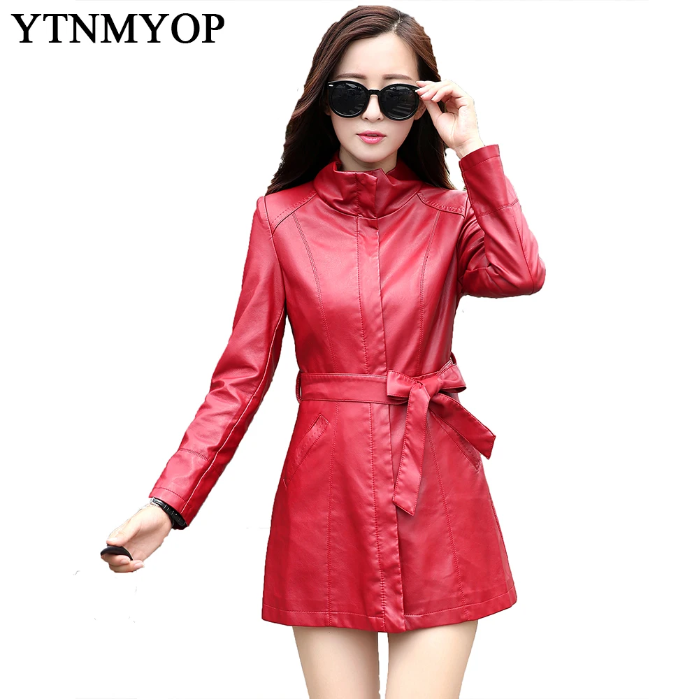 Popular Women Long Leather Coat-Buy Cheap Women Long