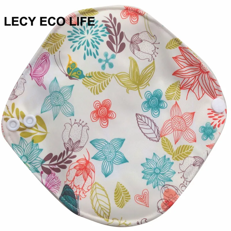 LECY ECO LIFE здоровье женский гигиенический бамбуковый вкладыш для трусиков многоразовый водонепроницаемый бамбуковый материал менструальные тканевые гигиенические прокладки