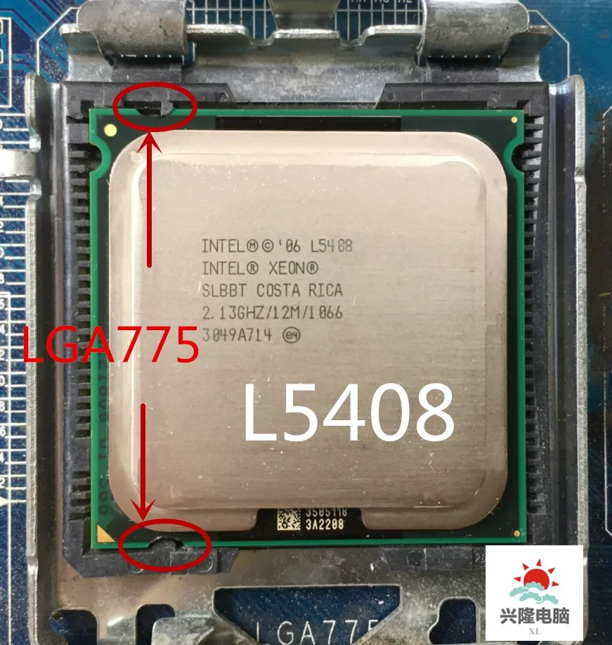 Четырехъядерный процессор Intel socket 775 Xeon L5408 l5408 SLAP5 SLBBT 2,13 ГГц 12 МБ 1066 МГц без адаптера, работает на материнской плате LGA 775