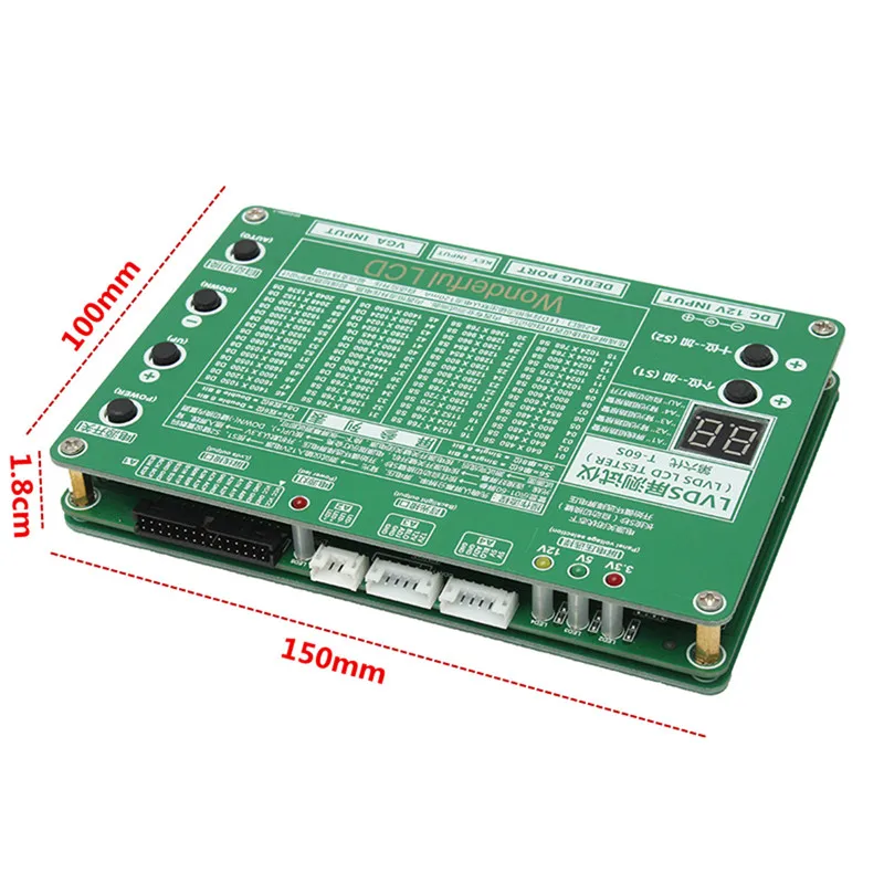 Ноутбук LVDS детектор с экраном LED lcd tv подсветка детектор с 14 линиями экрана+ мощность+ лента высокого давления тест набор инструментов