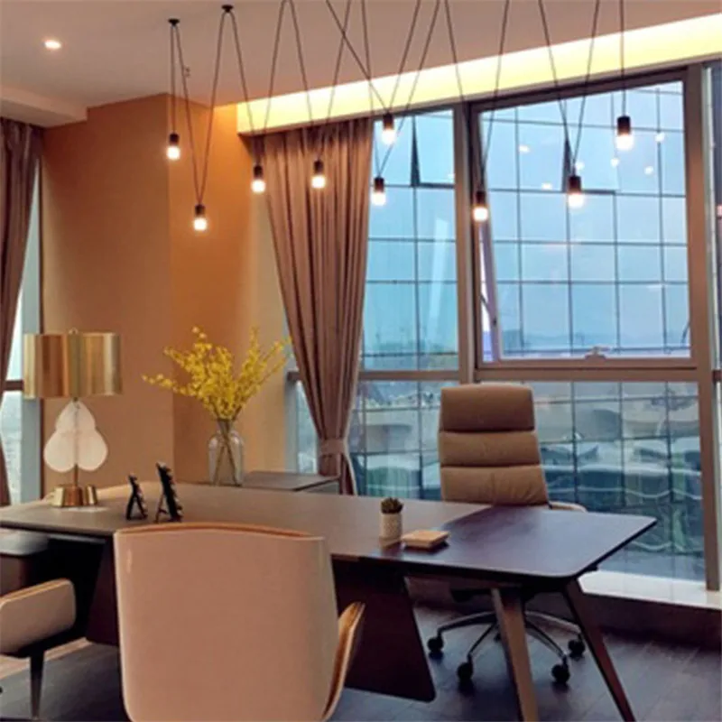 

Modern Pendant Light LED DIY Line Pendant Lamp Nordic Hanglamp For Living Room Dinning Room Kitchen Bar Fixtures Lighting